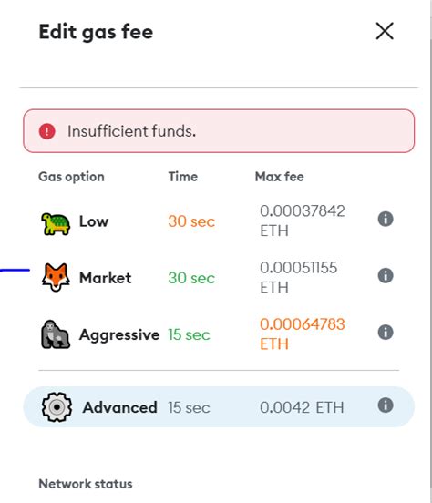 Metamask: metamask insufficient funds for gas how do i fix this?
